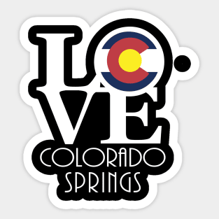 LOVE Colorado Springs Sticker